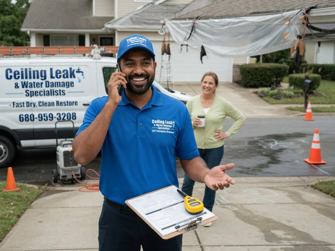 Ceiling Leak Cleanup Mountain Top, PA FAQs